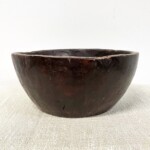 Old Handcrafted Wood Bowl