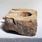 Old Teak Mortar with Handle