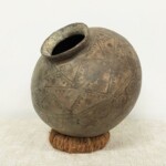 Old Timor Clay Pot with Motifs
