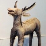 Old Wood Deer from Java