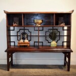 Reclaimed Teak Asian Display Cabinet