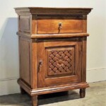 Reclaimed Teak Carved Bali Side Table