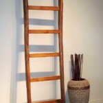 Reclaimed Teak Decorative Ladder from Old Plows at www.GadoGado.com Reclaimed Teak Decorative Ladder from Old Plows 1