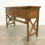 Reclaimed Wood Bali Console Table with Drawer from Gado Gado