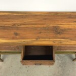 Reclaimed Wood Bali Console Table with Drawer