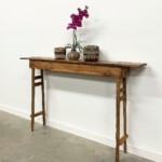 Reclaimed Teak Rustic Console Table