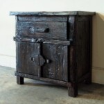 Rustic Reclaimed Wood Java Side Table at Gado Gado