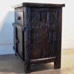 Rustic Reclaimed Wood Java Side Table at Gado Gado