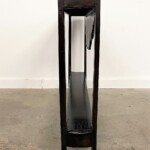 Slim Reclaimed Wood Carved Console Table