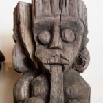 Carved Tribal Dayak Ladder 1