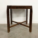 Vintage Colonial Deco Accent Table from Gado Gado