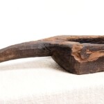 Vintage Teak Mortar Planter