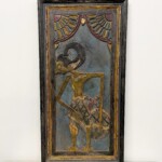 Vintage Wayang Wall Panel