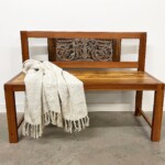 Handcrafted Artisan Entryway Bench Reclaimed Wood at Gado Gado