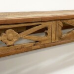 Long Narrow Carved Console Altar Table