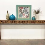 Long Narrow Carved Console Altar Table from Gado Gado Furniture