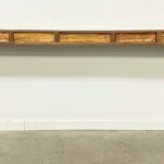 Long Narrow Carved Console Altar Table