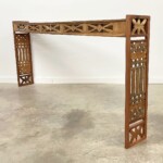 Long Narrow Carved Console Altar Table from Gado Gado