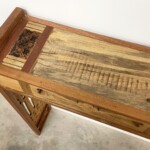 Long Narrow Carved Console Altar Table