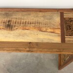 Long Narrow Carved Console Altar Table