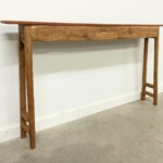 Slim Rustic Wood Console Table from Gado Gado
