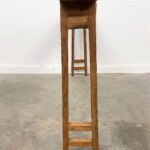 Slim Rustic Wood Console Table