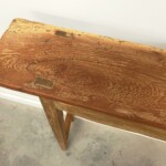 Slim Rustic Wood Console Table