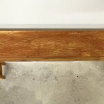 Slim Rustic Wood Console Table