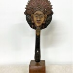 Vintage Dewi Sri Rice Sheaf Paddle from Bali at Gado