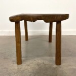 Primitive Repurposed Table from Antique Grinder from Gado Gado