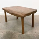 Primitive Repurposed Table from Antique Grinder from Gado Gado