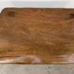 Primitive Repurposed Table from Antique Grinder