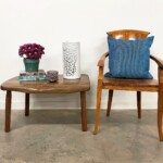 Primitive Repurposed Table from Antique Grinder