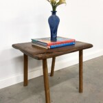 Wabi-Sabi Reclaimed Wood Side Table from Gado Gado