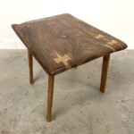 Wabi-Sabi Reclaimed Wood Side Table from Gado Gado
