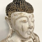 Hand Carved Meditating Buddha Balinese Statue