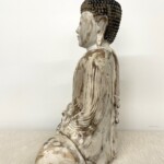 Hand Carved Meditating Buddha Balinese Statue