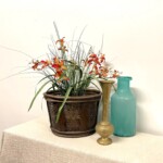 Old Hand Woven Rattan Basket from Madura