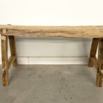 Rustic Old Wood Teak Bench