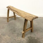 Rustic Old Wood Teak Bench 2