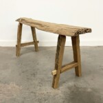 Rustic Old Wood Teak Bench 2