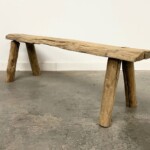 Rustic Old Wood Teak Bench