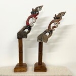 Indonesian Bull Racing Decorative Art Objects