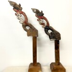 Indonesian Bull Racing Decorative Art Objects