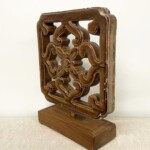 Old Ceramic Ventilation Tile Decorative Art