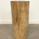 Organic Modern Teak Wood Accent Table