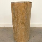 Organic Modern Teak Wood Accent Table