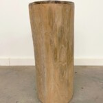 Organic Modern Teak Wood Accent Table