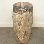 Rustic Organic Modern Teak Accent Table
