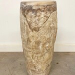 Rustic Organic Modern Teak Accent Table